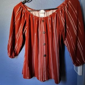Off-shoulder top NWOT